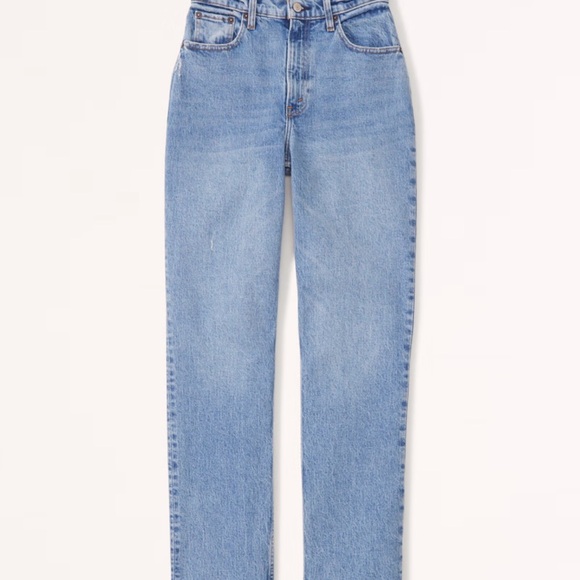 Abercrombie & Fitch Curve Love 90’s Straight Ultra High Rise - Picture 1 of 3